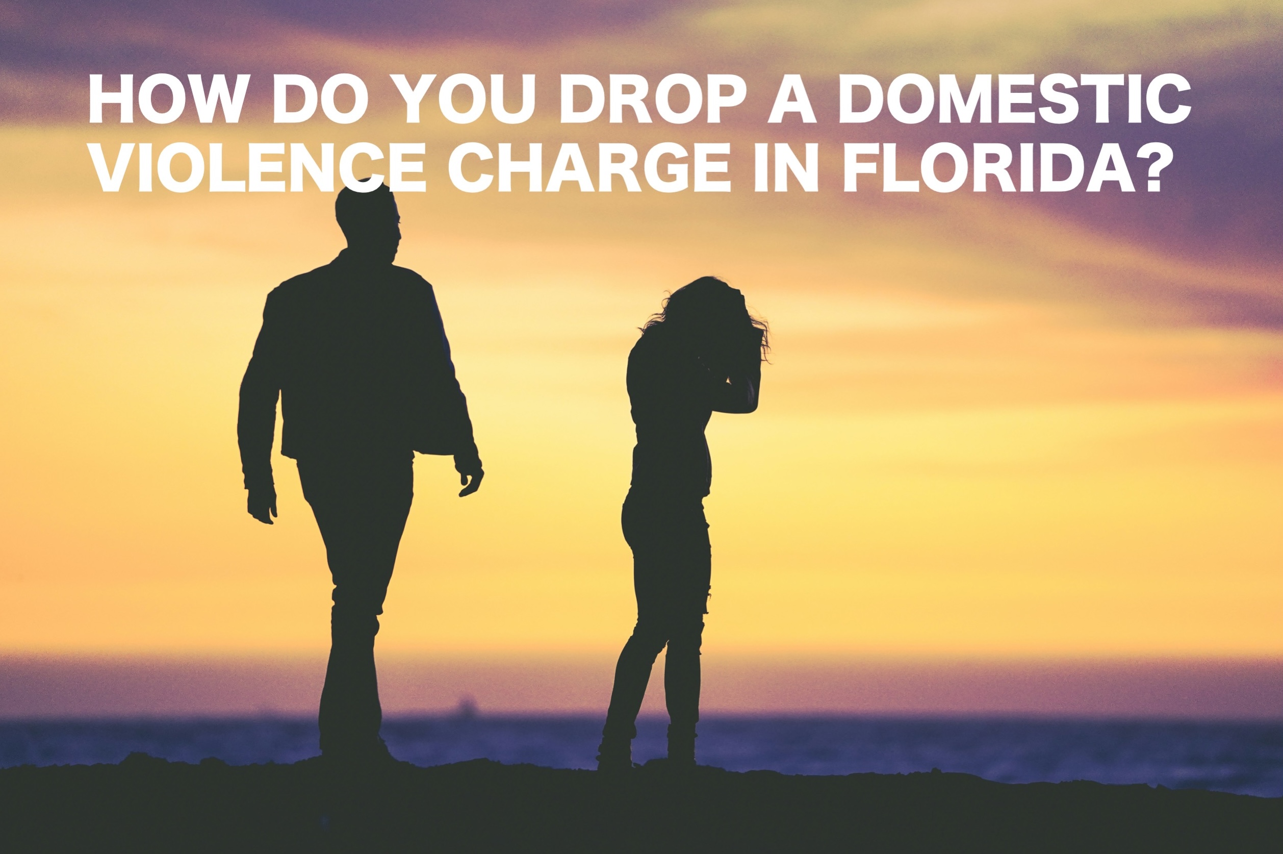 How Do You Drop A Domestic Violence Charge In Florida?